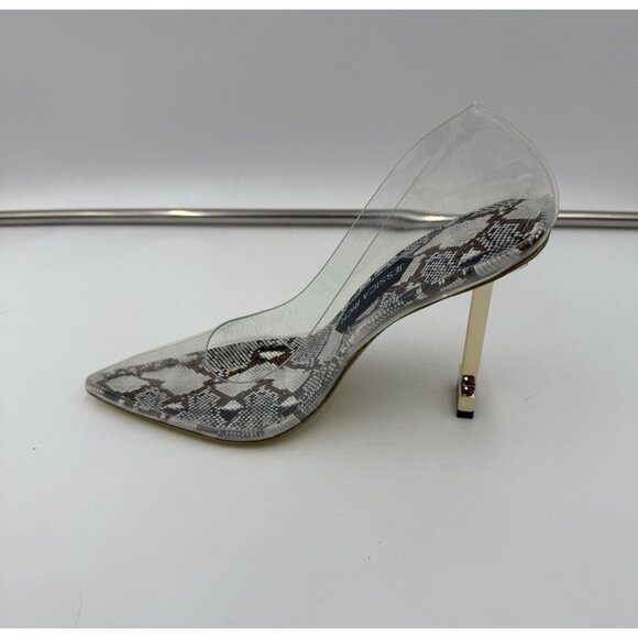 Jessica Rich So Fancy Sandal Snake Print Stiletto Pumps New Size EU 38 USA 7.5 8 - Picture 3 of 10